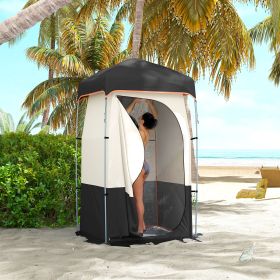 Camping Shower Tent (Option: Black-730x170x170 mm)