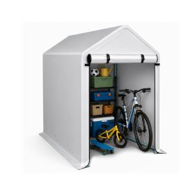 3x6 FT Storage Shed, Heavy Duty Bike Tent (Option: default)