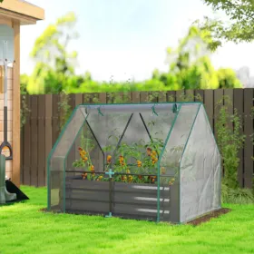 Garden Bed With Mini Greenhouse (Option: defaulttitle)