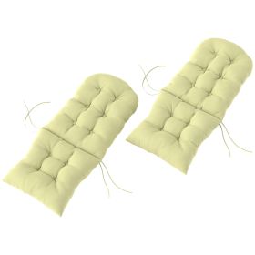 Adirondack Chair Cushions Set of 2, Tufted High Back Patio Non-Slip Cushions for Adirondack Chairs, Beige (Option: Beige-210x400x580 mm)