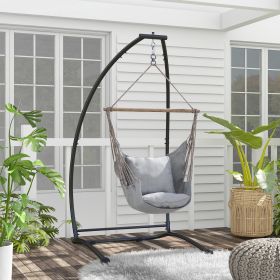 Hammock Chair Stand (Option: Black-1160x410x100 mm)